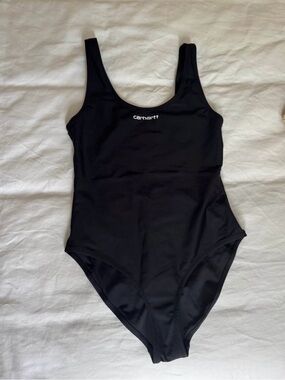 Carhartt Black Logo Swim One-Piece